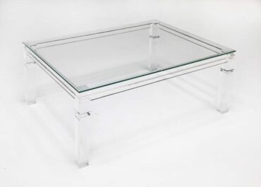 Acrylic and Glass Coffee Table