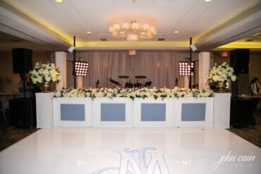 Hampton Stage Facade with custom inserts at The Rosewood Mansion on Turtle Creek | Park Cities Events