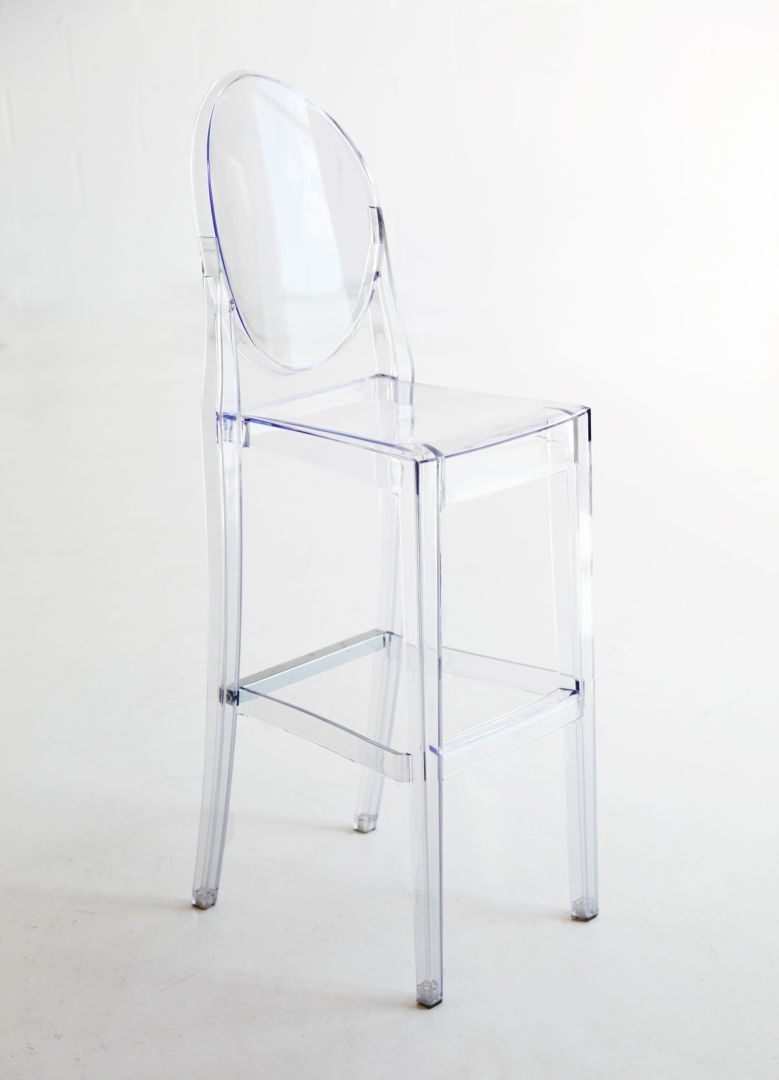 Ghost Barstool with Back