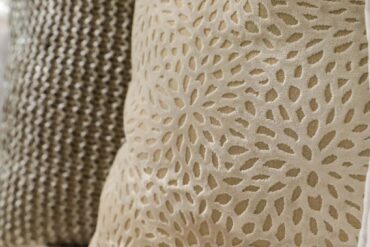 Ivory pattern pillow