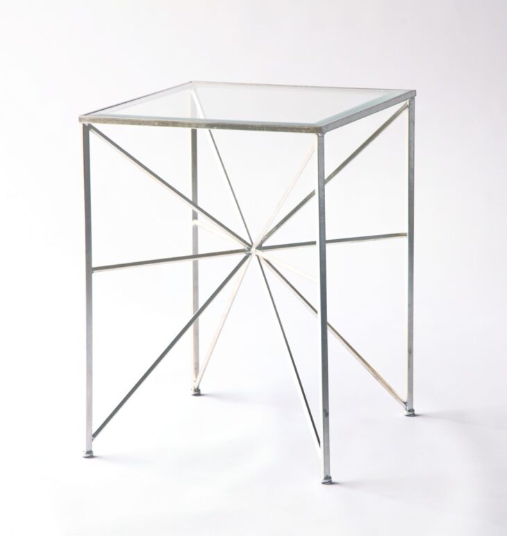 Silver Star Accent Table