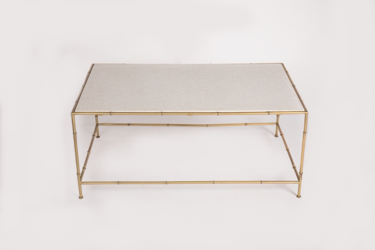 Marble Bamboo Coffee Table