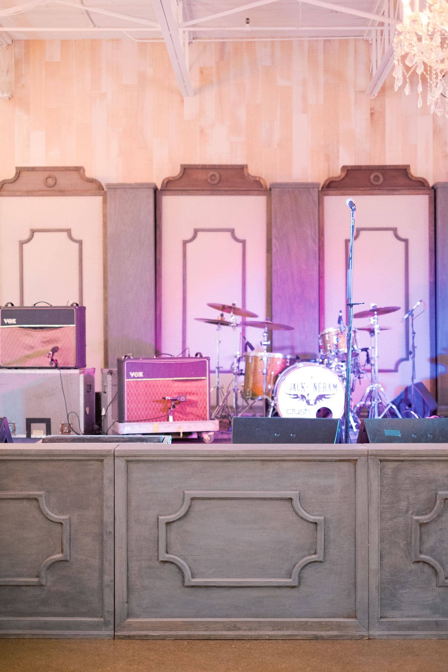 stage with Marfa Stage Facade and Portland Backline walls