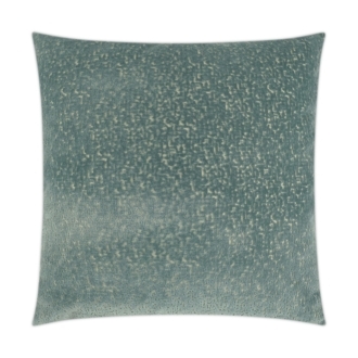 Blue Velvet Patterned Pillow | Perch Pillows