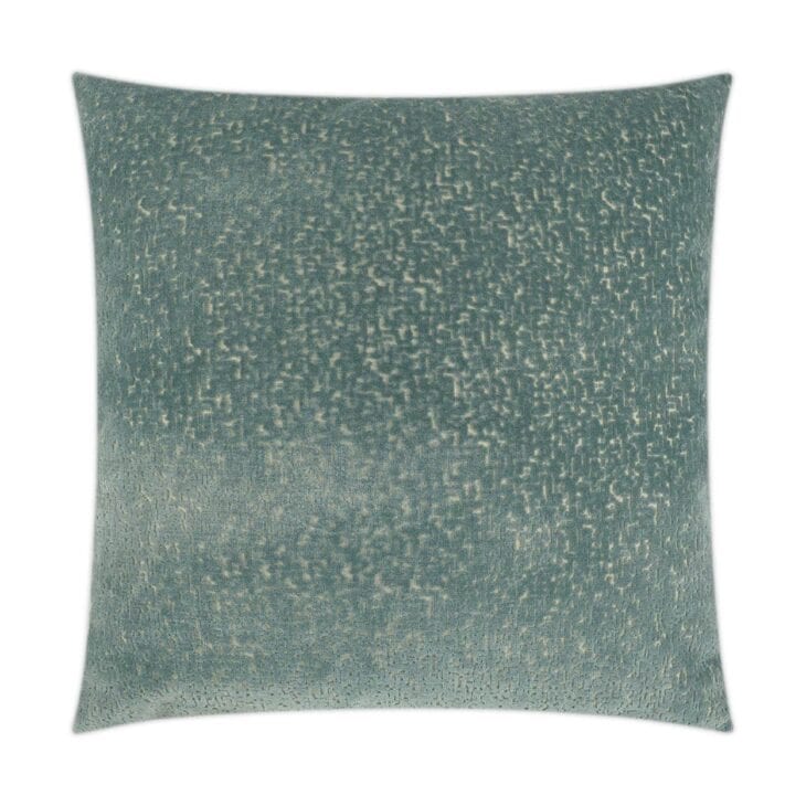 Blue Velvet Patterned Pillow | Perch Pillows