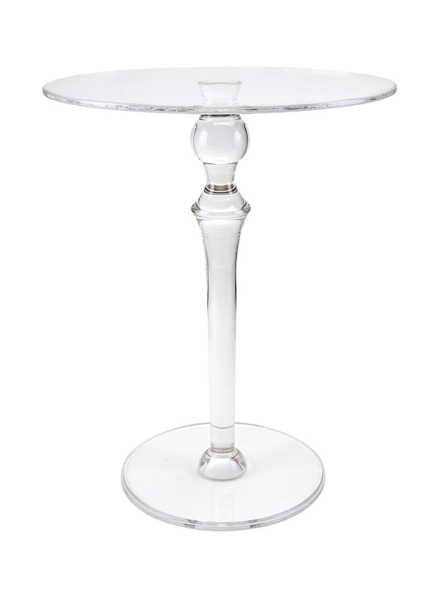 Acrylic Cocktail Table Perch Decor
