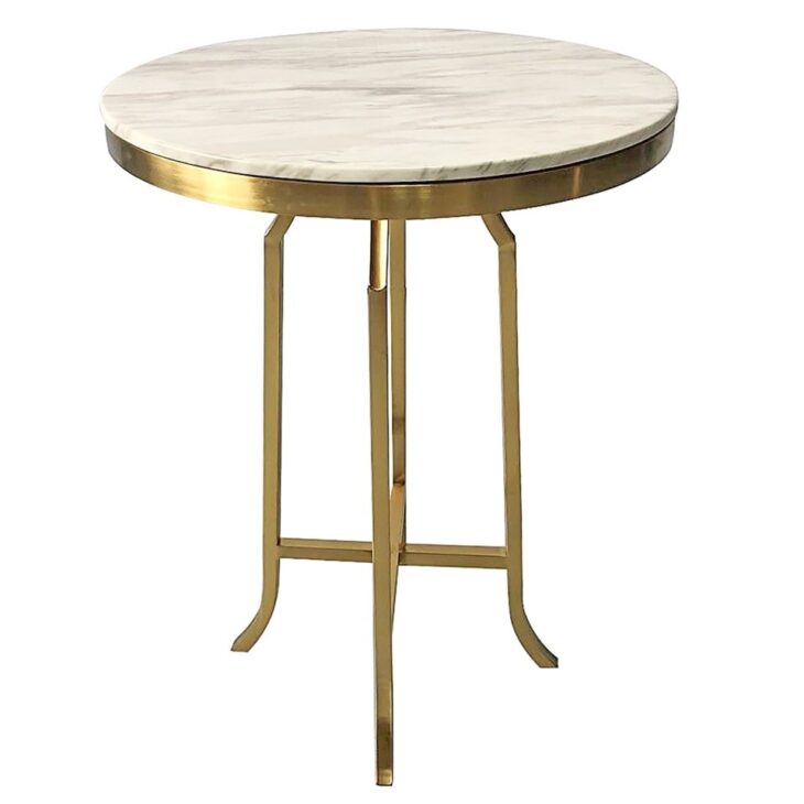 Marble and Gold Cocktail Table