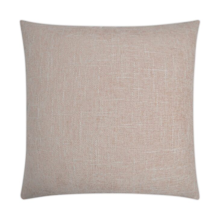 Velvet and Linen Blush Pillow