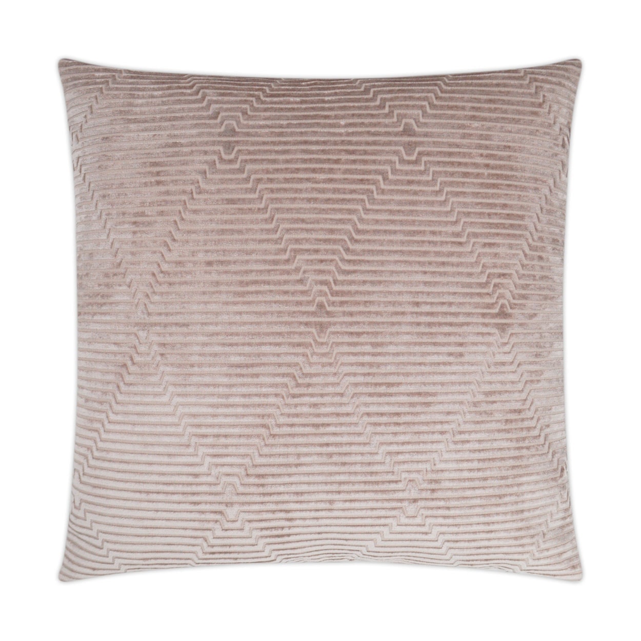 Blush Velvet Patterned Pillow | Perch Pillows