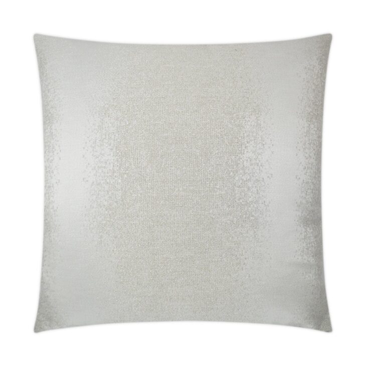 WHITE 009 | White, Silver Pillow