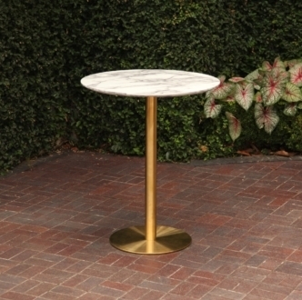 Gianna Cocktail Table | Marble and Gold Cocktail Table