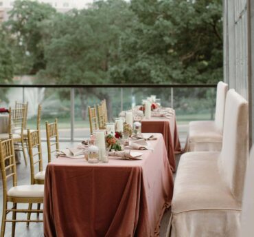 Delano Champagne Banquettes | Jess Wegner Events at Arlington Hall