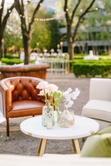 Henry Arm Chair and Emily Coffee Table | Anna Eisenlohr Events | Marie Gabrielle