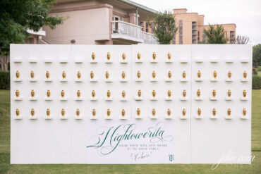 White Display Wall | Allison and Co. Events at The Four Seasons Las Colinas