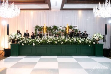 Hamilton Stage Facade at the Dallas Country Club | Kirstin Rose Events | Three Branches Floral