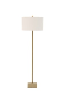 Gold Block Floor Lamp