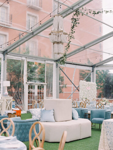 Kirstin Tete a tete with Cassidy Chairs at the Rosewood Mansion | Allora & Ivy