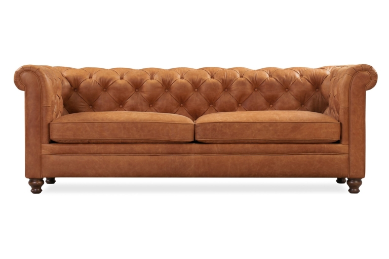 Georgia Sofa | Leather Chesterfield Sofa