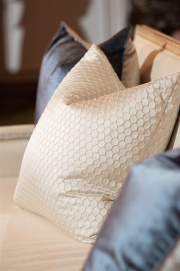 WHITE 008 Pillow at the Dallas Country Club | Kirstin Rose Events | Garden Gate