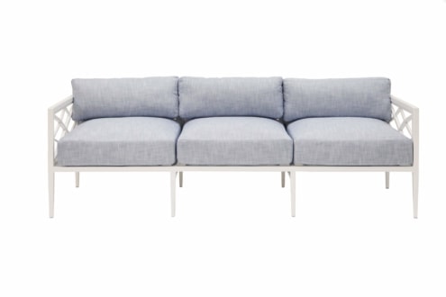 Serena Sofa | Blue and White Outdoor Sofa