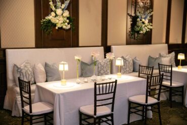 Tayler Banquettes at The Dallas Country Club | Garden Gate Floral