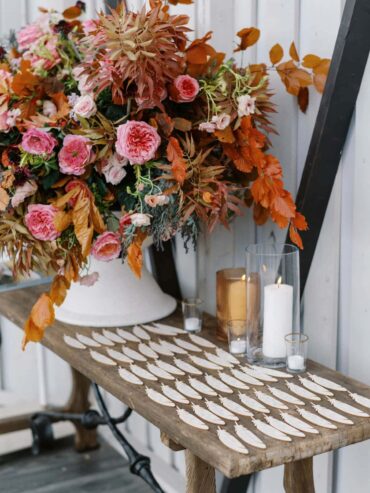 Trestle Console Table | SaraFay Egan Events | Three Branches Floral