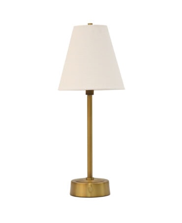 Gold Table Lamp | Rechargeable | Adjustable height and brightness | Cordless