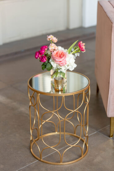 Pair of Greta Accent Tables at Union Station | MK Event Boutique