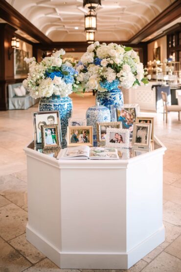 Octagon Cake Table at Dallas Country Club | Garden Gate Floral