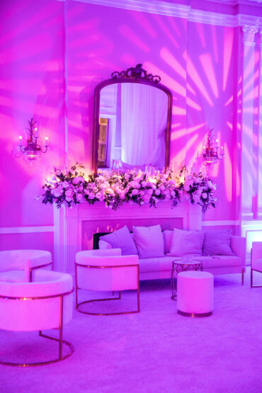 Ellie Sofa with Ivory Channing Chair | Jess Wegner Events | Branching Out