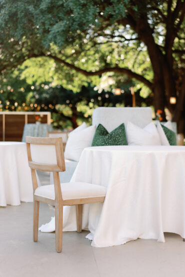 Charles Dining Chair at Four Seasons Austin | Pearl Events