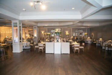 Lane Banquettes with Platforms at Northwood Club | Garden Gate | Park Cities Events