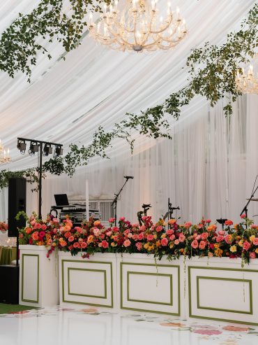 Estelle Stage Facade at Woodbine Mansion | Pearl Events