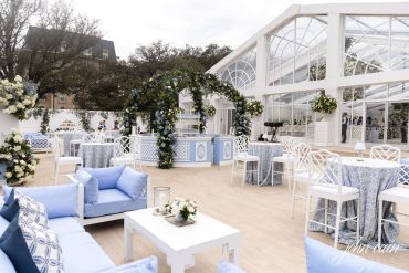 White Annie Coffee Table at Arlington Hall | Three Branches Floral | Alison Baker Events