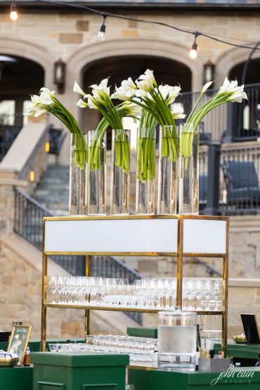 Rectangular Bradley Shelf at Dallas Country Club | Allday Events