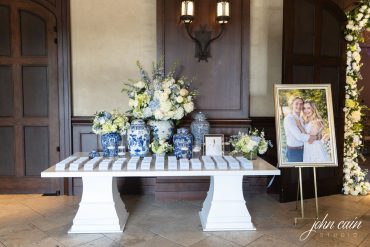 White Delaney Dining Table at Dallas Country Club | The Garden Gate | Alison Baker Events